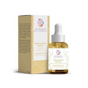Schüssler bőrnyugtató arcolaj zabolajjal és szkvalánnal – 30 ml