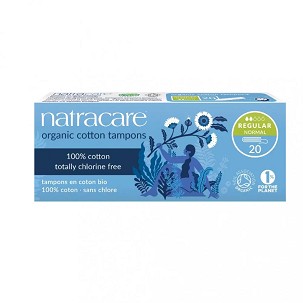 Natracare bio pamut tampon – normál, 20 db