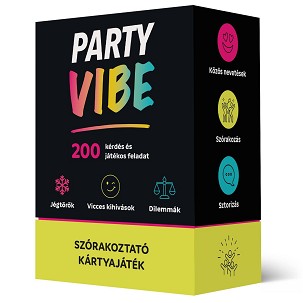Mental Focus Party Vibe szórakoztató kártyajáték