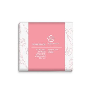 HerbaTherapy Seherezade – Természetes radírozó szemcséket tartalmazó, bőrmegújító szappan, 110 g
