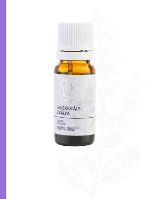 HerbaTherapy Muskotályzsálya illóolaj (Salvia sclarea) – 10 ml