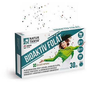 Natur Tanya® Bioaktív Folát vegán tabletta – 30 db