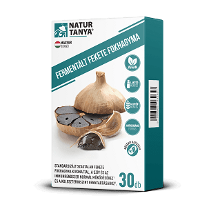 Natur Tanya® Fermentált fekete fokhagyma kapszula – 30 db
