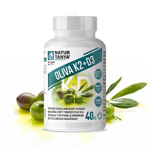 Natur Tanya® Oliva K2+D3 lágyzselatin kapszula – 40 db