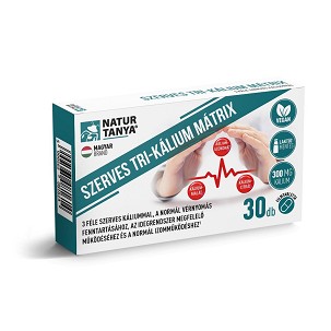 Natur Tanya® Szerves Tri-Kálium Mátrix filmtabletta – 30 db
