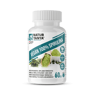 Natur Tanya® Vegán Spirulina 500 mg tabletta – 60 db