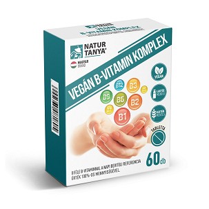 Natur Tanya® Vegán B-vitamin komplex tabletta – 60 db