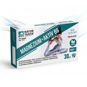 Natur Tanya® Vegán Magnézium + aktív B6 kapszula – 30 db